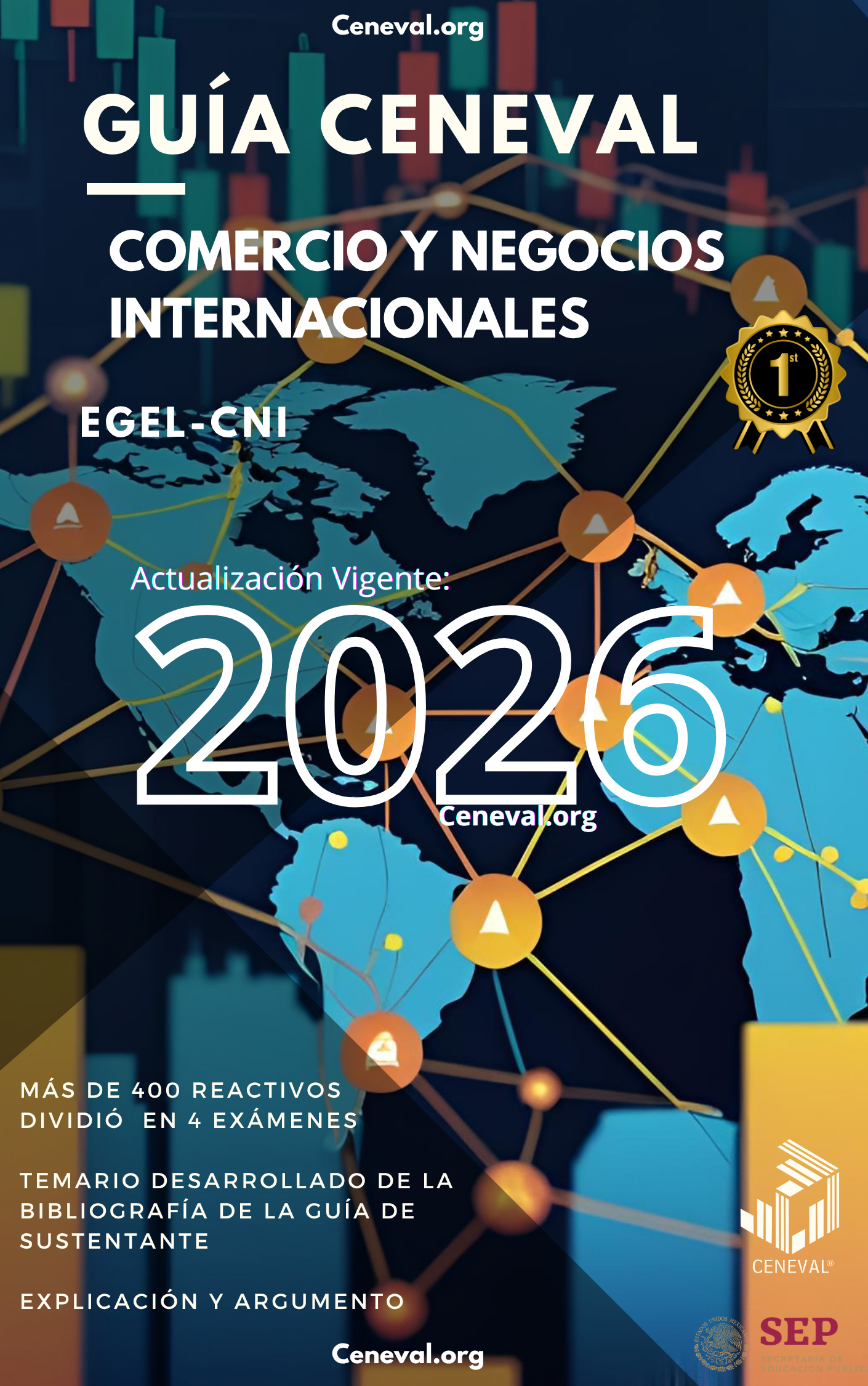 Guía Ceneval EGEL Plus Comercio y Negocios Internacionales 2026