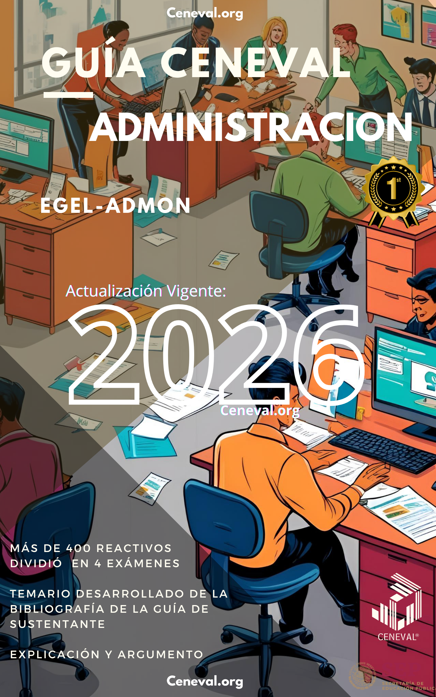 Guía Ceneval EGEL Plus Administración 2026: Examen de Egreso