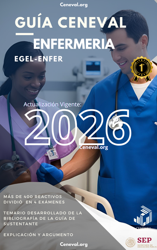Guía Ceneval EGEL Plus Enfermería 2026: Examen de Egreso