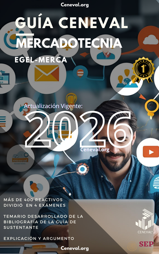 Guía Ceneval EGEL Plus Mercadotecnia 2026