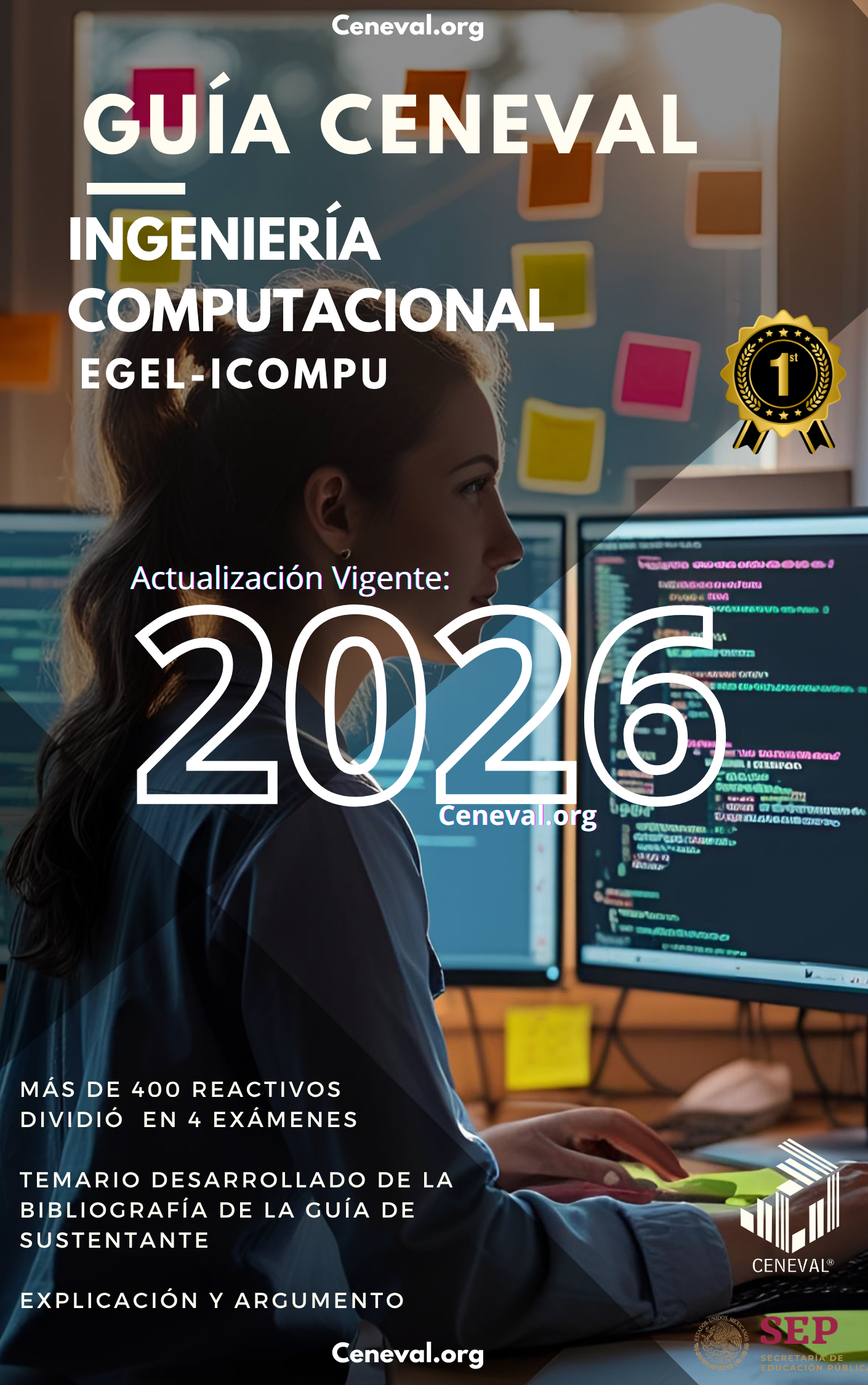 Guía Ceneval EGEL Plus Ingeniería Computacional 2026: Examen de Egreso
