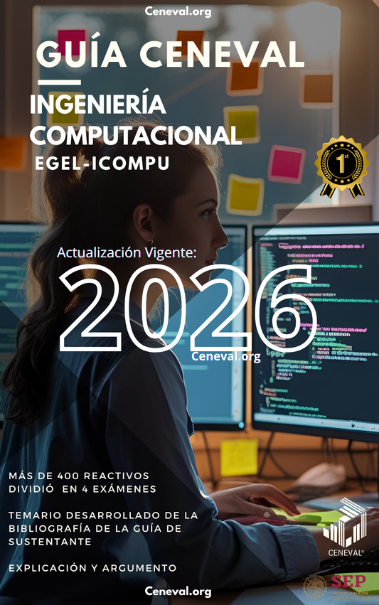 Guía Ceneval EGEL Plus Ingeniería Computacional 2026: Examen de Egreso