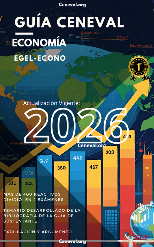 Guía Ceneval EGEL Plus Economía 2026: Examen de Egreso