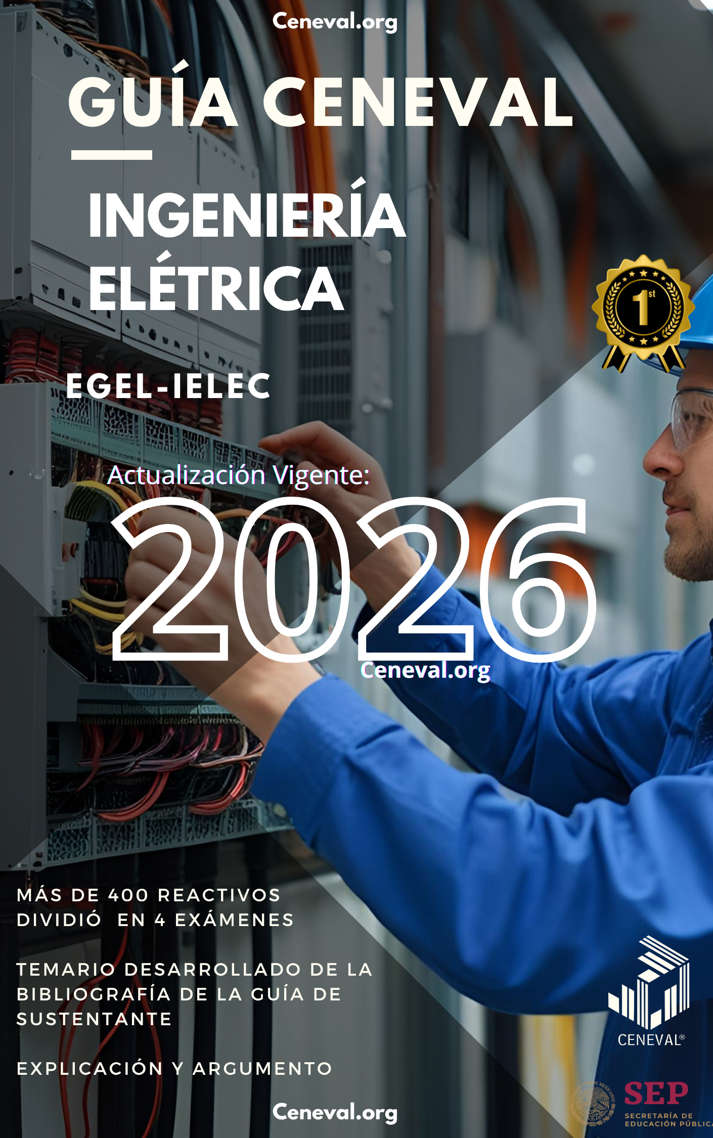 Guía Ceneval EGEL Plus Ingeniería Eléctrica 2026: Examen de Egreso